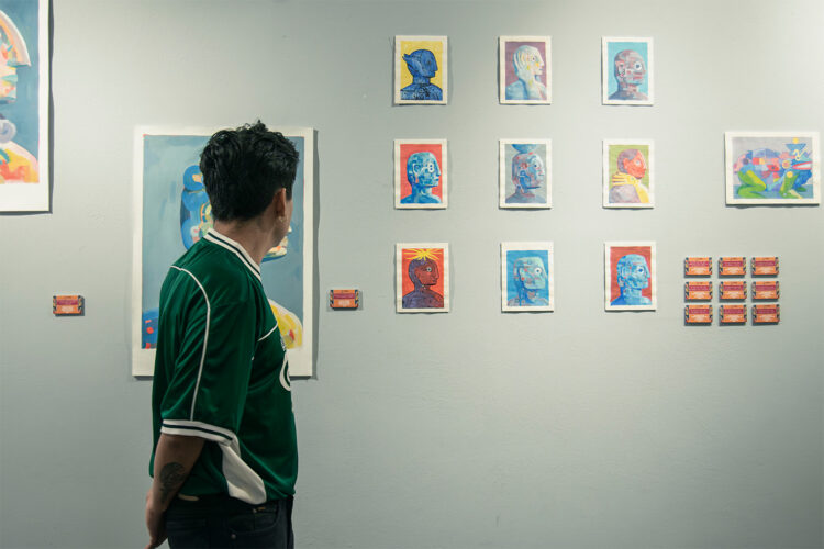 Human Carlos en la Galería Gonzålez Arratia.