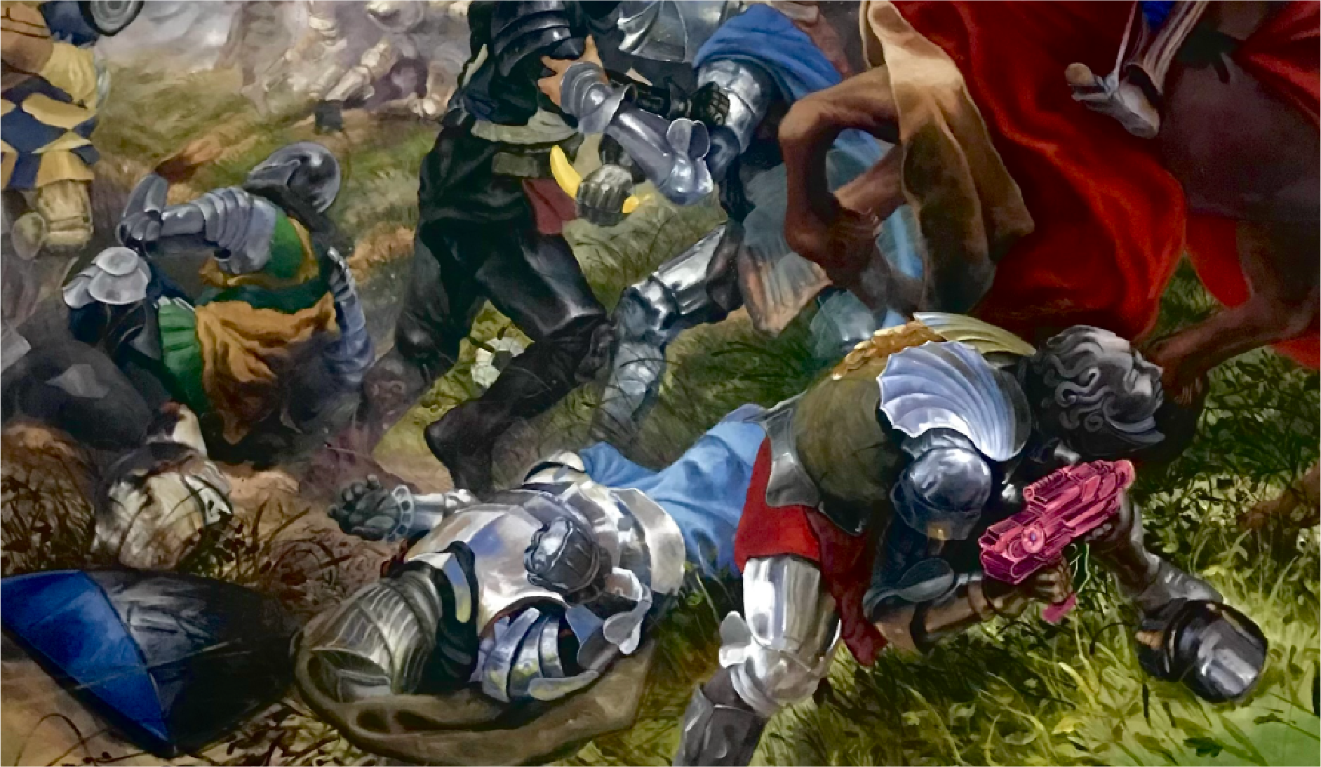 Fragmento de las nobles batallas. Manuel Sánchez. Farolito.